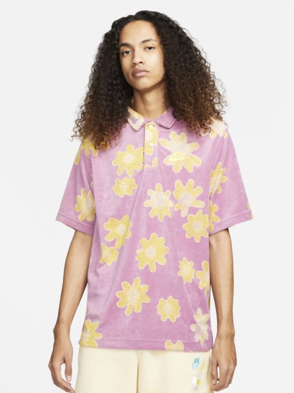 Nike sportswear flower polo